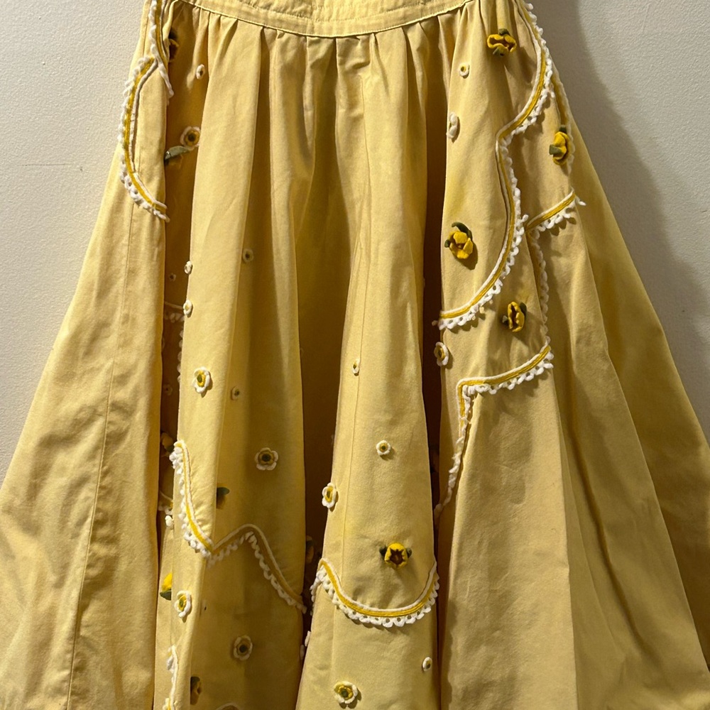 Juli Lynne Charlot 50s poodle skirt and camasole/tankini set.